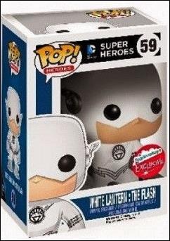 POP! Heroes figure 59 White Lantern: The Flash Fugitive Toys Exclusive