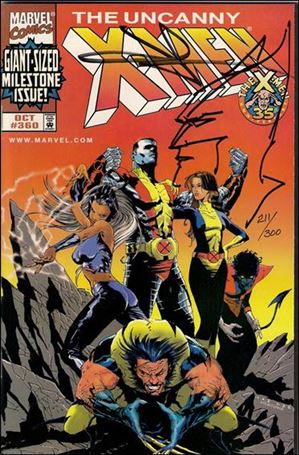 Uncanny X-Men (1981) issue 360-E Dynamic Forces (Signed/Remarked by Jae Lee) 1/300