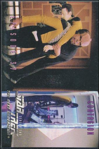 Star Trek: The Next Generation - The Episode Collection Season Two (Base Set) card 168 Contagion, Episode 37C