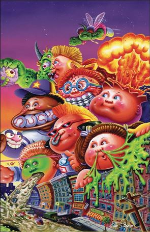 Madballs vs Garbage Pail Kids issue 1-L Joe Simko 1:30 Virgin Wraparound Cover