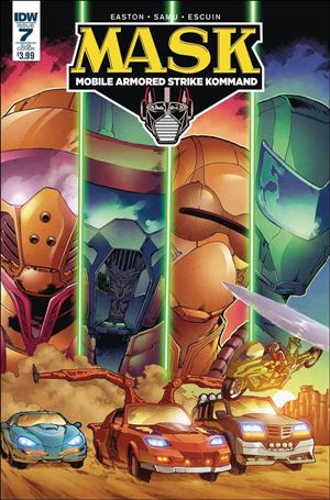 M.A.S.K.: Mobile Armored Strike Kommand issue 7-B Juan Frigeri Subscription Cover