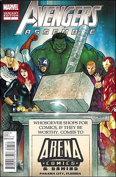 Avengers Assemble (2012) issue 1-MB Arena Comics and Games Hammer Time Cover