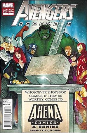 Avengers Assemble (2012) issue 1-MB Arena Comics and Games Hammer Time Cover