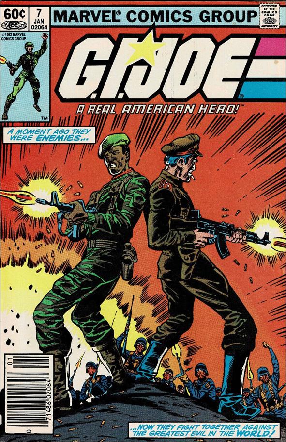 G.I. Joe: A Real American Hero issue 7-B Newsstand Cover