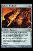 Magic the Gathering: Dissension (Base Set) card 164 Rakdos Riteknife