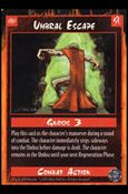 Rage Limited (Base Set) card 289 Umbral Escape 