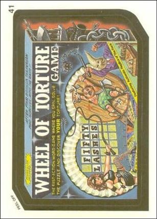 Wacky Packages (Base Set) card 41 Wheel of Torture