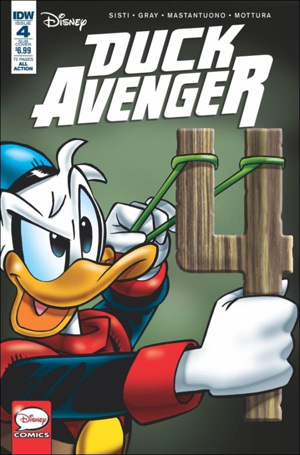 Duck Avenger issue 4-B Subscription Cover