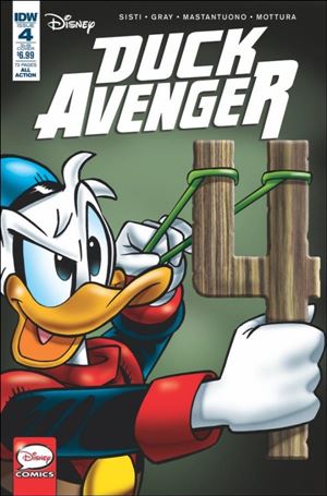 Duck Avenger issue 4-B Subscription Cover