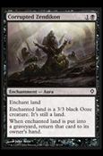 Magic the Gathering: Worldwake (Base Set) card 55 Corrupted Zendikon