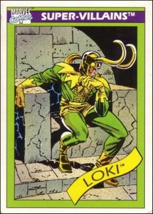 Marvel Universe: Series 1 (Base Set) card 54 Loki
