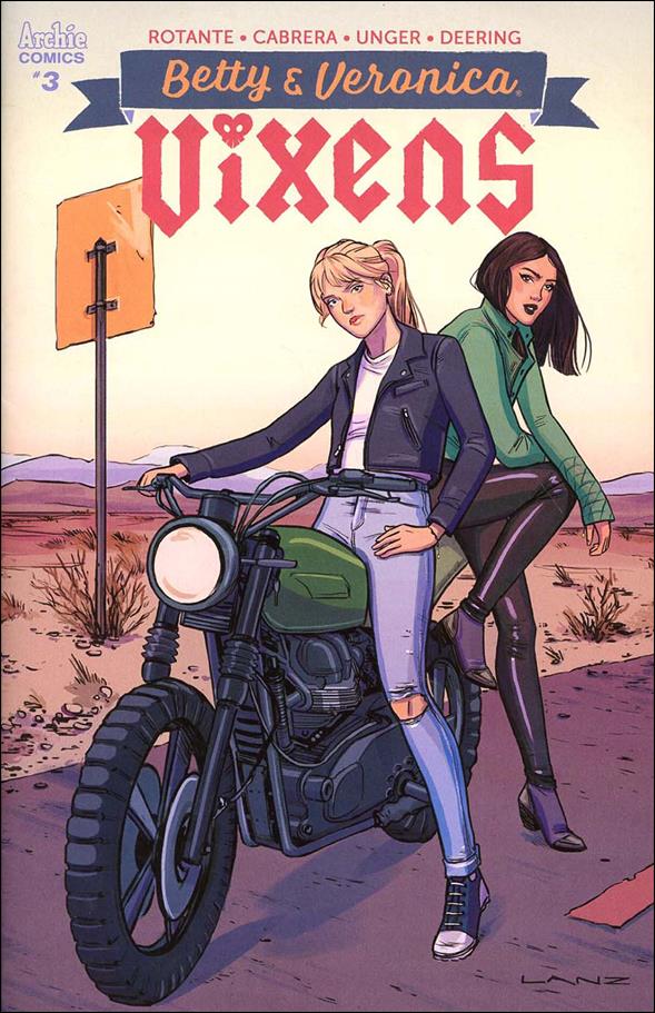 Betty & Veronica: Vixens issue 3-B Sandra Lanz Cover