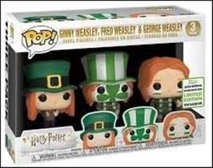 Pop! Harry Potter Multi-Packs figure nn9 Ginny, Fred & George Weasley (2019 ECCC Exclusive)