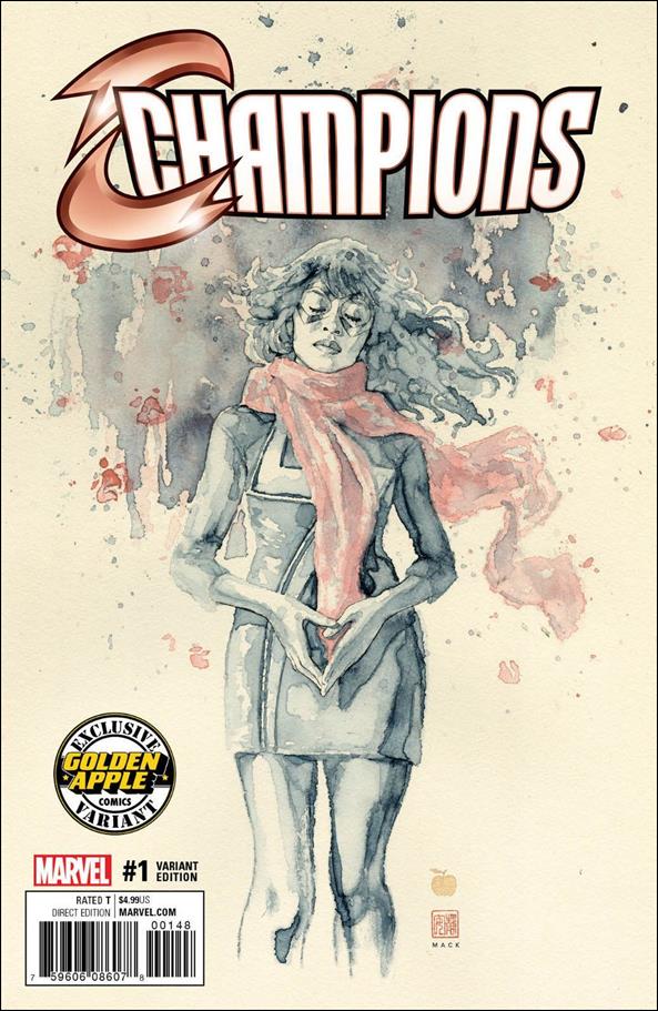 Champions (2016) issue 1-VC David Mack Golden Apple Comics Cover