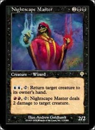 Magic the Gathering: Invasion (Base Set) card 113 Nightscape Master