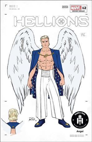 Hellions issue 12-D Russell Dauterman 1:50 Character Design Cover