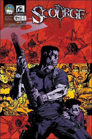 Scourge issue 4 Eric Battle Cover