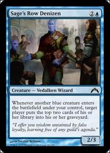 Magic the Gathering: Gatecrash (Base Set) card 46 Sage's Row Denizen