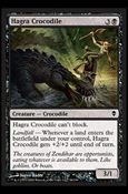 Magic The Gathering: Zendikar (Base Set) card 94 Hagra Crocodile