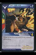 Pirates of the Caribbean - Dead Man's Chest (Base Set) card PDC014 Set Ablaze