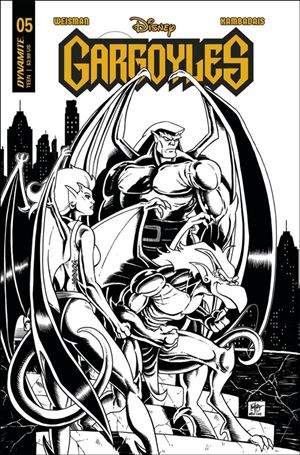 Gargoyles (2022) issue 5-V Ken Haeser Line Art 1:7 Homage Cover