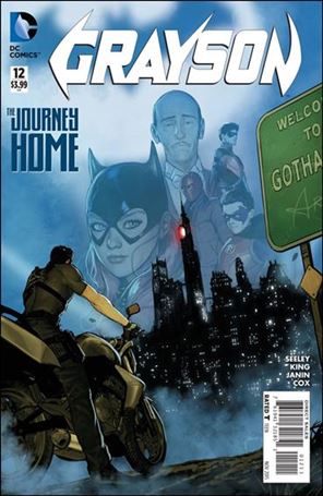 Grayson issue 12 Mikel Janin Cover