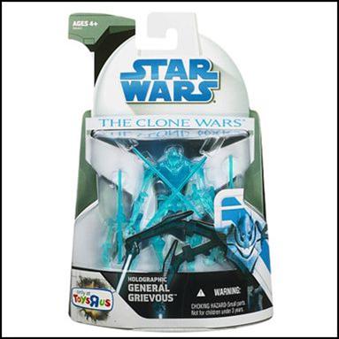 Star Wars: The Clone Wars 3 3/4 " Figures Exclusives figure 5 Holographic General Grievous Toys R Us Excl.