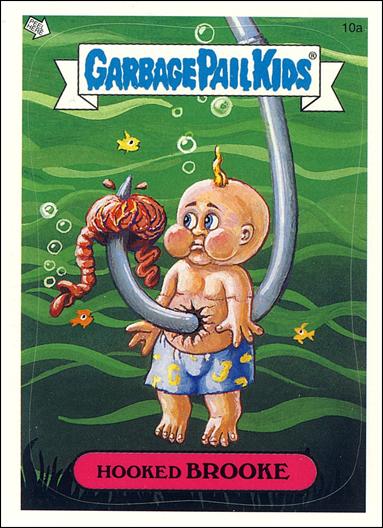 Garbage Pail Kids All-New Series 2 (Base Set)   card 10a Hooked Brooke