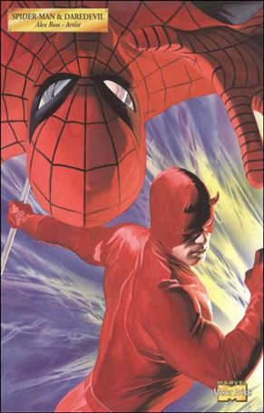 Marvel Master Prints: Series 1 (Base Set) card nn-9 Spider-Man & Daredevil