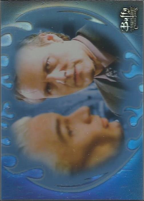 Buffy the Vampire Slayer: Connections (Base Set) card 52 Giles + Spike: Tentative Connection
