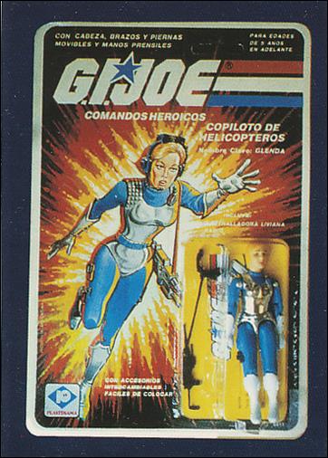 G.I. Joe 30th Salute (Base Set) card 52 Argentina - Glenda