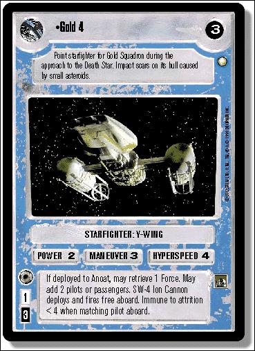 Star Wars: Special Edition Limited (Base Set) card 307 Gold 4
