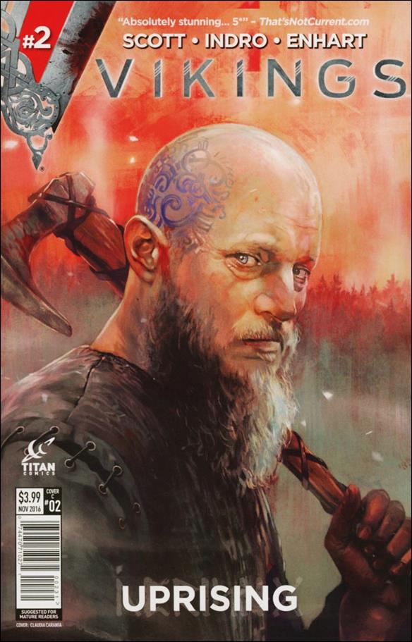 Vikings: Uprising issue 2-C Claudia Caranfa Cover
