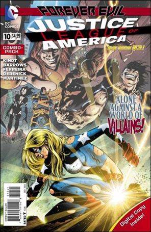 Justice League of America (2013)  issue 10-B Polybagged Eddy Barrows Cover Combo Pack