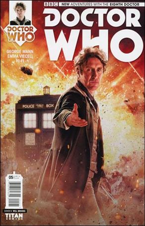 Doctor Who: The Eighth Doctor issue 5-B Will Brooks Subscription Photo Cover   