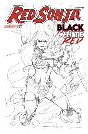 Red Sonja: Black White Red issue 1-F Emanuela Lupacchino 1:20 Pencil Art Cover