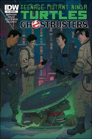 Teenage Mutant Ninja Turtles/Ghostbusters issue 1-B Tristan Jones Subscription Cover