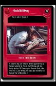 Star Wars: Cloud City Limited (Base Set) card 63 This Is Still Wrong