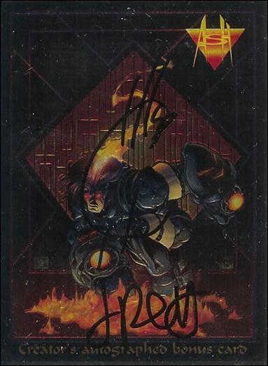 Ash (Chromium Gallery Subset) card C10 Ash: The Circle of Fire 1/500 (signed by Q & P)