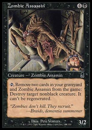 Magic the Gathering: Odyssey (Base Set) card 168 Zombie Assassin