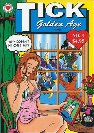 Tick's Golden Age Comic issue 3-B Bleeding Heart Cover