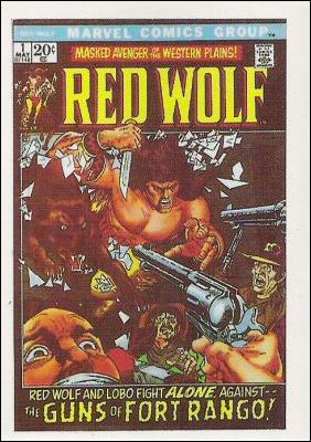 Marvel Super Heroes First Issue Covers (Base Set) card 22 Red Wolf