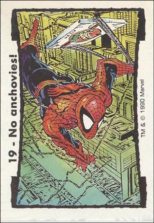 Todd McFarlane Series II (Base Set) card 19 No anchovies!