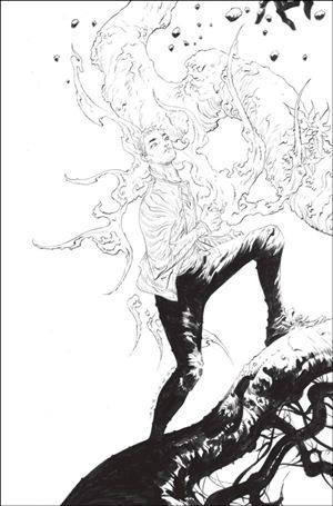 Captain Planet (2025) issue 3.00-I Jae Lee B&W Virgin 1:15 Connecting Cover