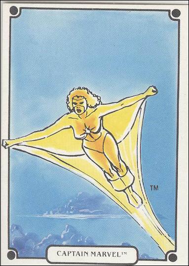 Heroic Origins (Base Set) card 12 Captain Marvel