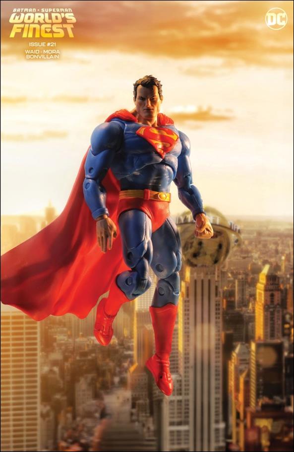 Batman/Superman: World's Finest issue 21-D Superman McFarlane Toys Cardstock Cover