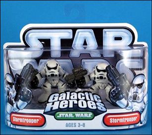 Star Wars: Galactic Heroes figure 11 Stormtrooper and Stormtrooper