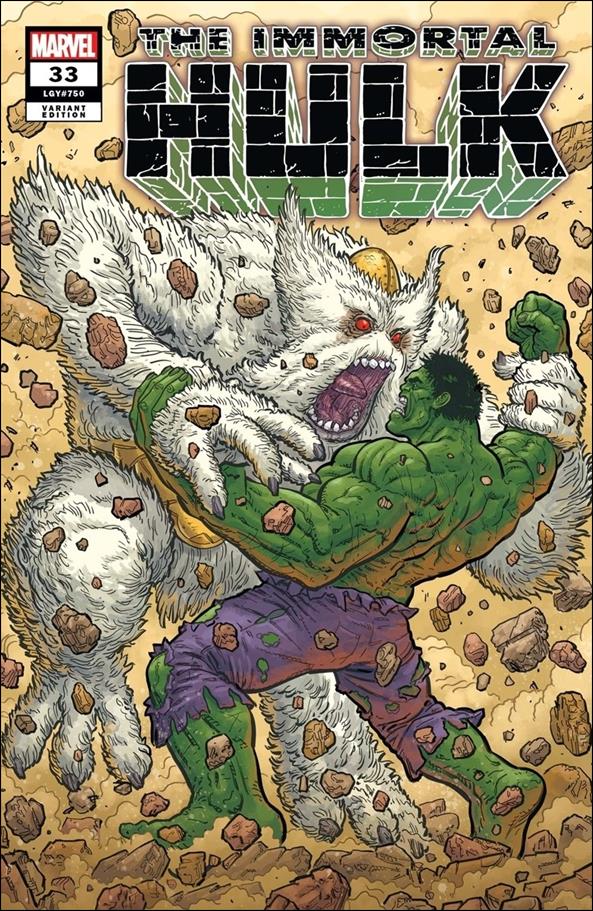 Immortal Hulk issue 33-F Steve Skroce 1:25 Cover