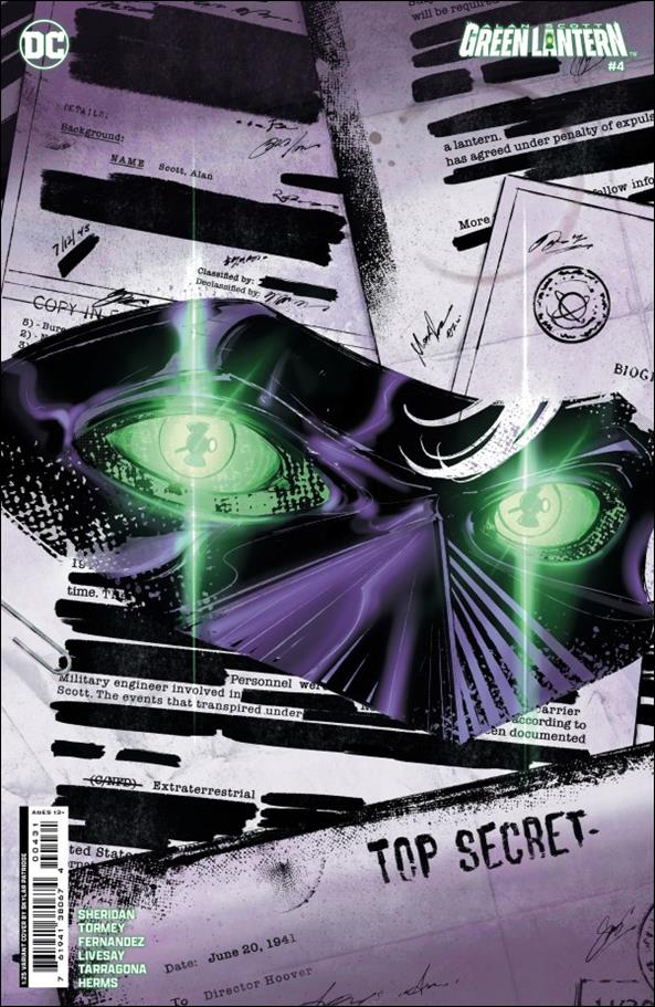 Alan Scott: The Green Lantern issue 4-C Skylar Patridge 1:25 Cardstock Cover