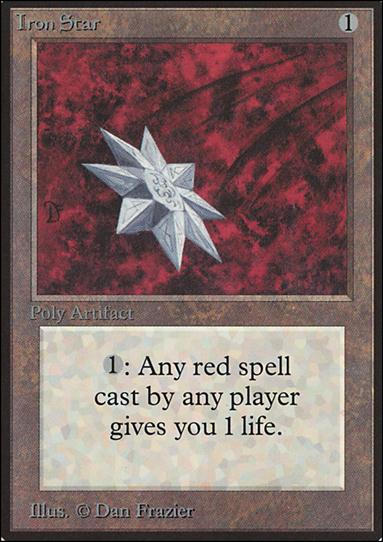Magic the Gathering: Limited Edition Beta (Base Set) card 252 Iron Star